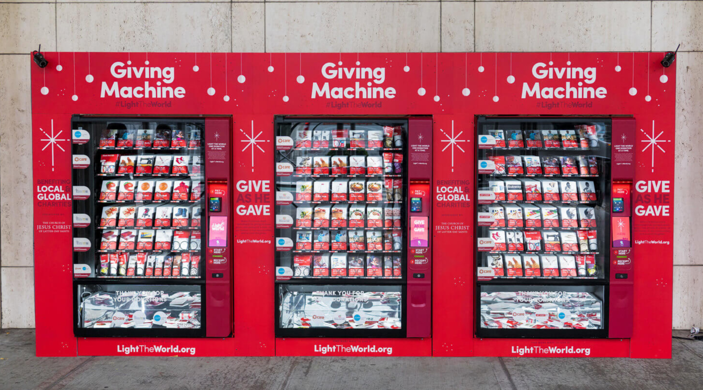 Peace Through Music International › Giving Machine Campaign